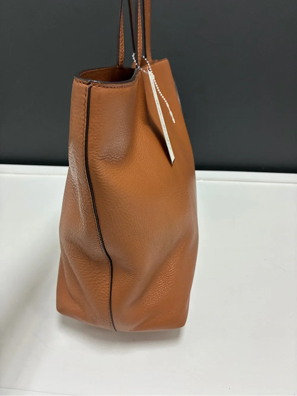 Tory Burch Pebbled Leather Tote Bag